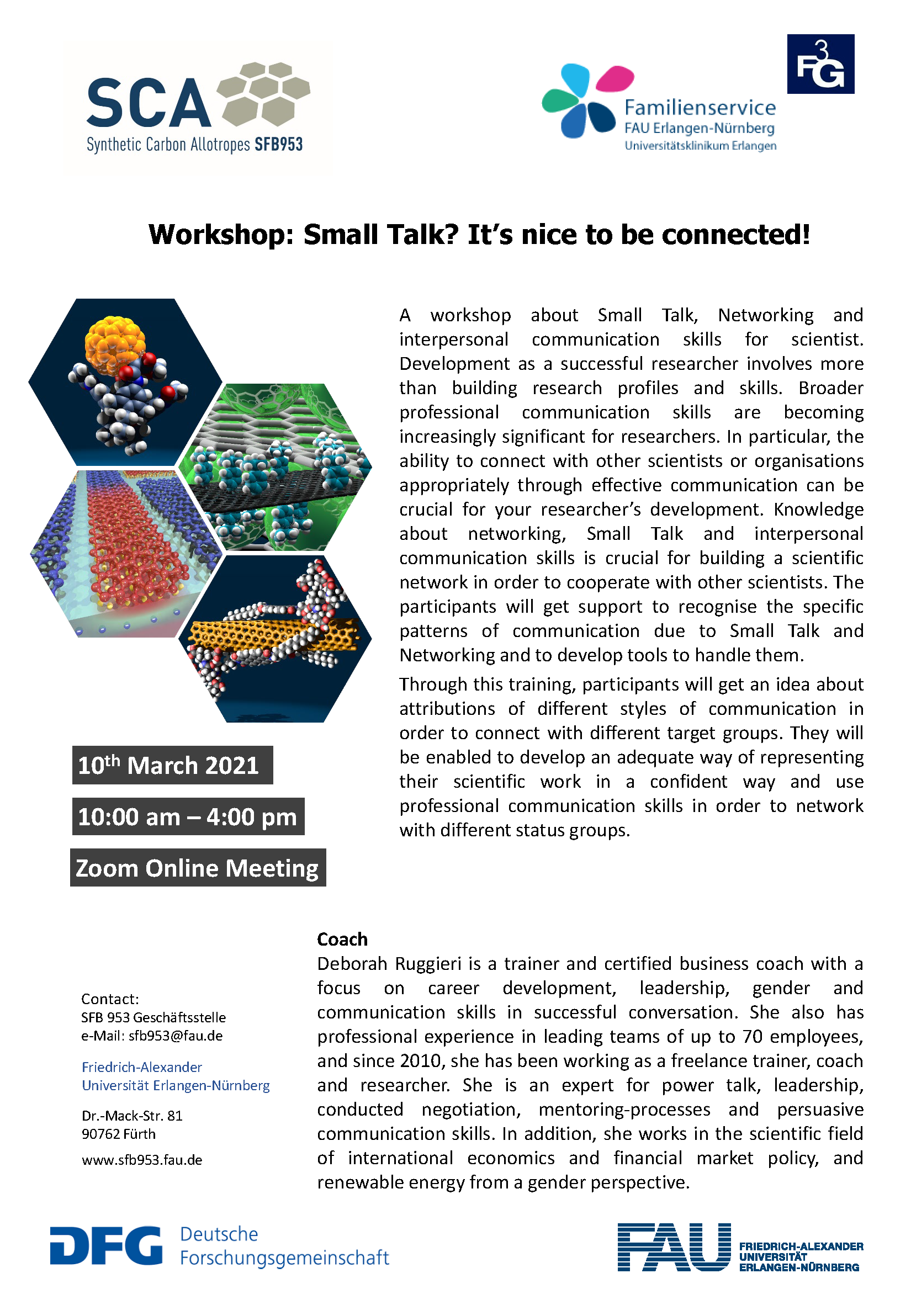 Poster "Workshop: Small Talk"