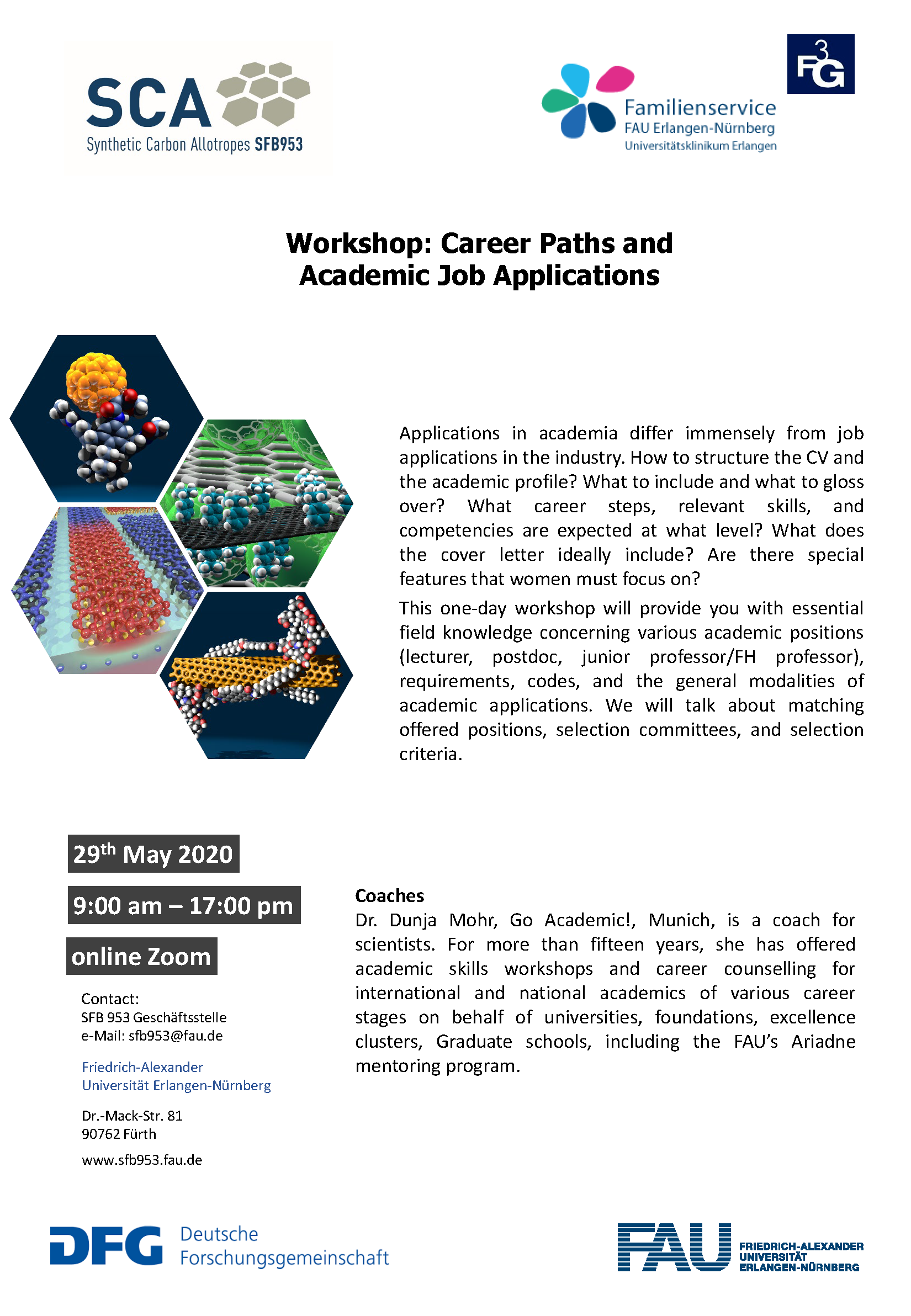 Poster "Workshop: Career Paths and Academic Job Applications"