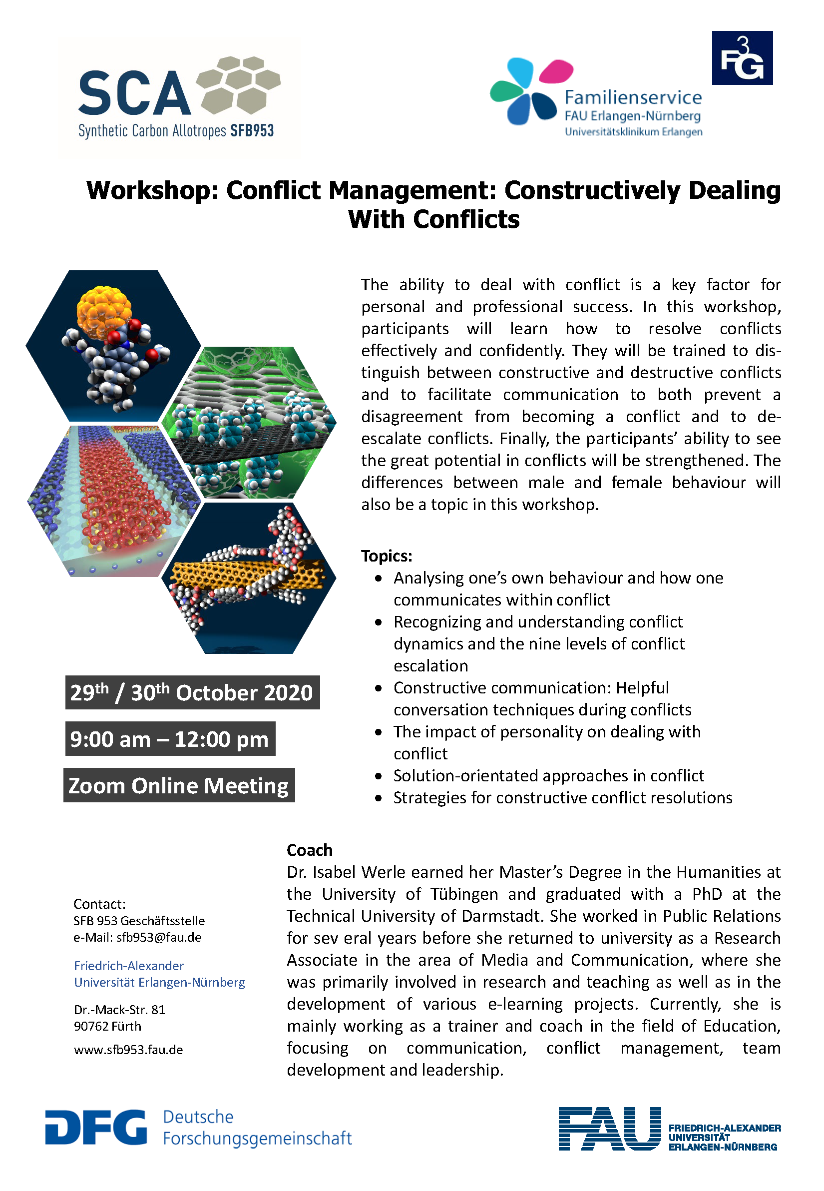 Poster "Workshop: Conflict Management"