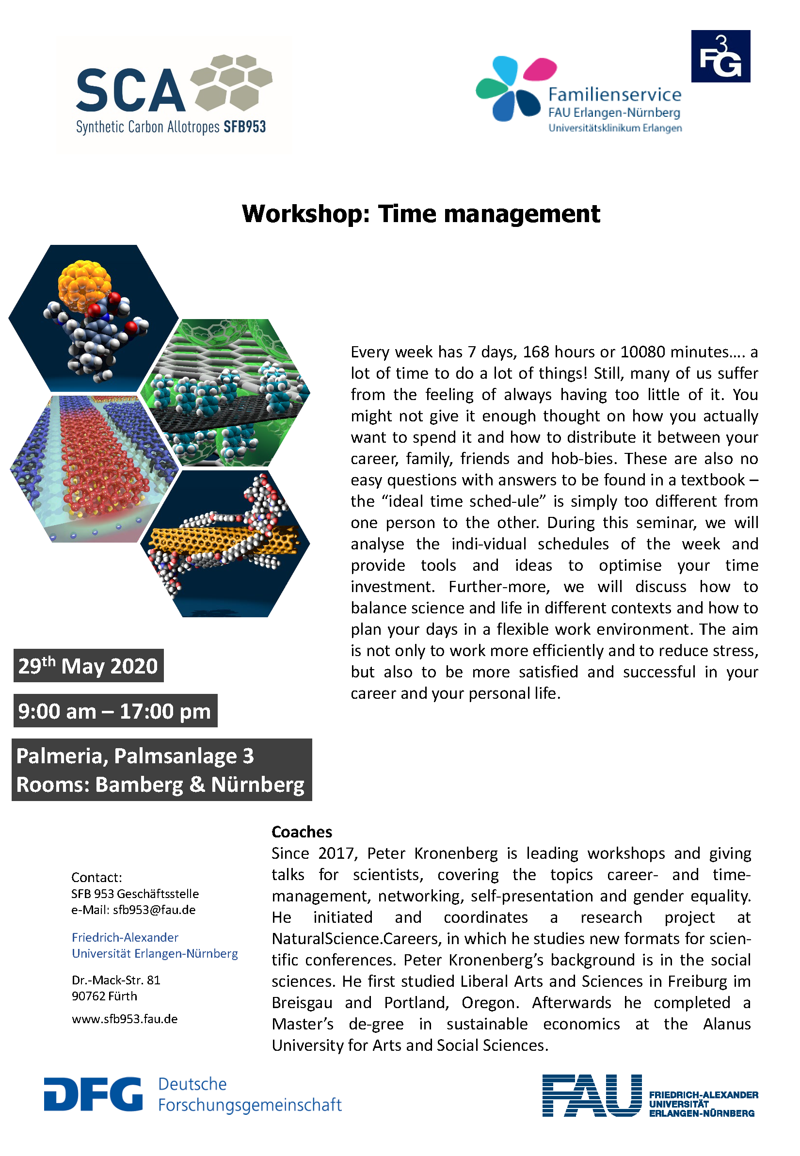 Poster "Workshop: Time Management"